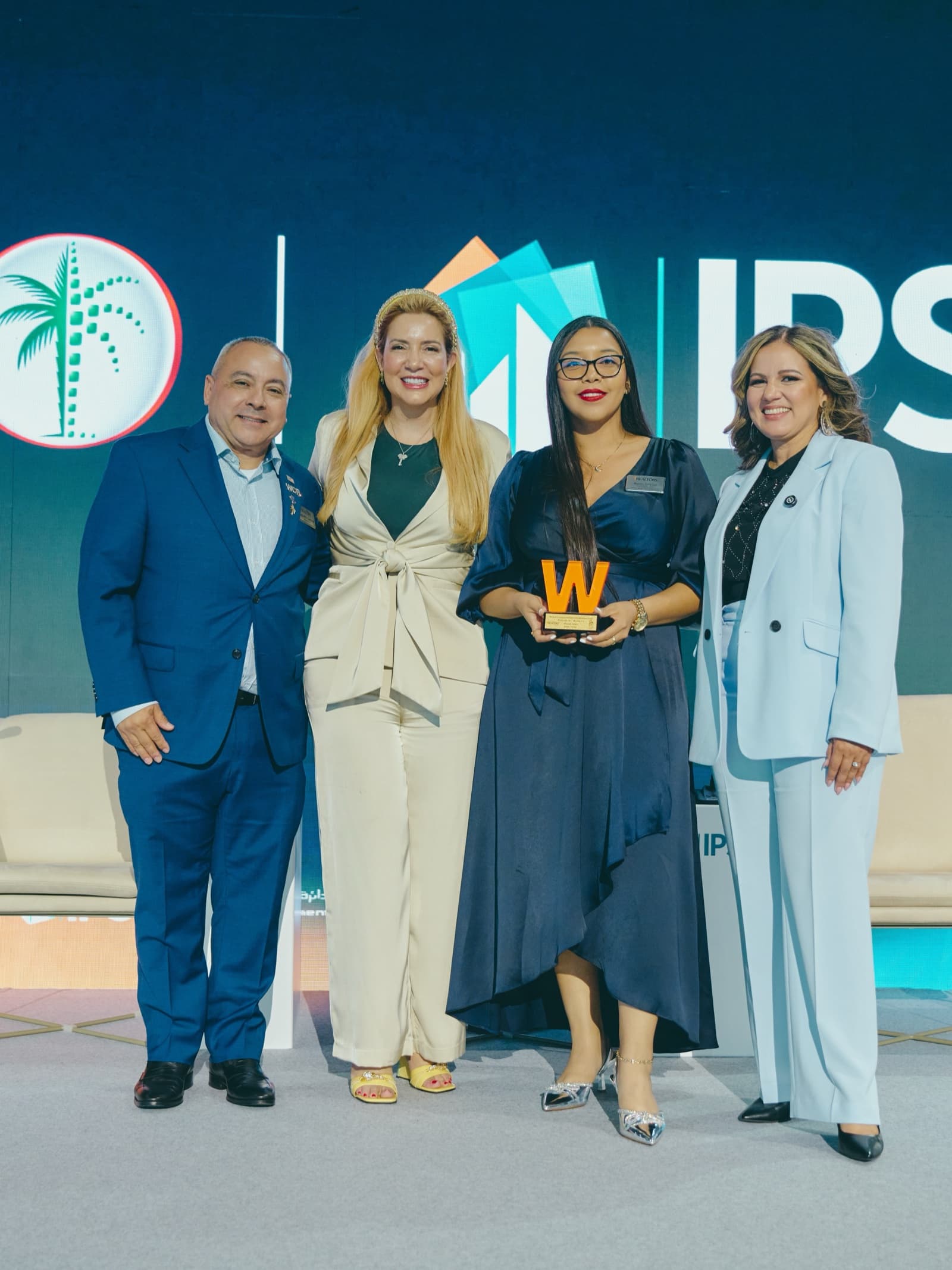 On-stage photography by Deine, industry award presentation